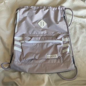 Lavender Adidas Drawstring Backpack GUC